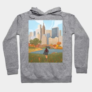 Fall in New York city Hoodie